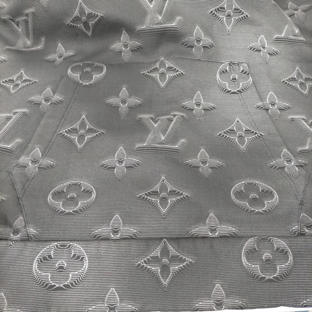 Louis Vuitton Gray Embossed Sweater